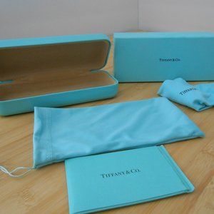 Tiffany & Co sunglass eyeglass hard large case set